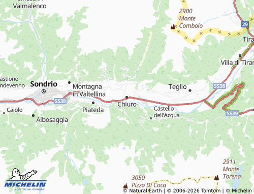 MICHELIN-Landkarte Chiuro - ViaMichelin