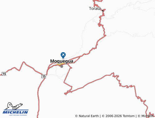MICHELIN Samegua map - ViaMichelin