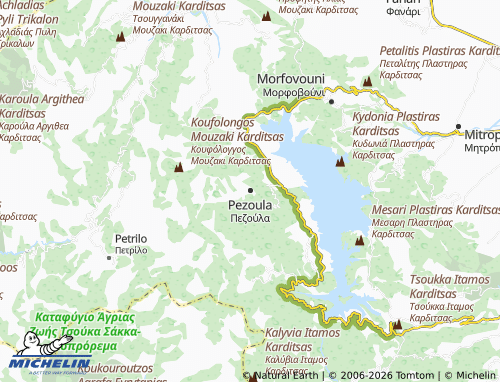 Mapa MICHELIN Pezoula - ViaMichelin