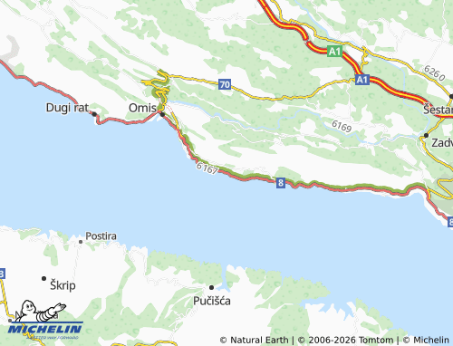 Mapa MICHELIN Čelina - ViaMichelin