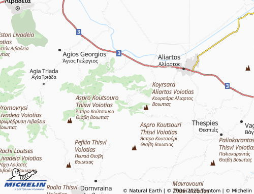 MICHELIN Evangelistria map - ViaMichelin