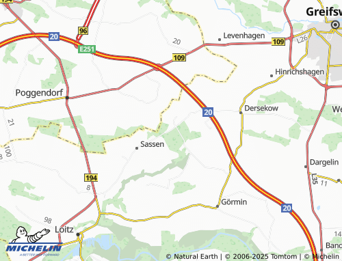 Mappa MICHELIN Klein Zetelvitz - ViaMichelin