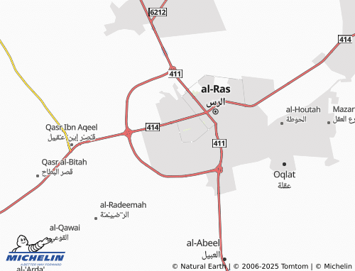 MICHELIN Al Ihtifalat Dist map - ViaMichelin