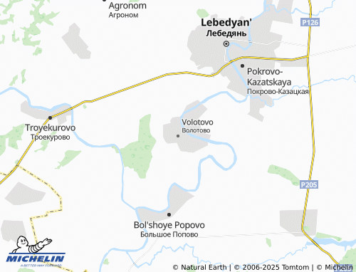 MICHELIN-Landkarte Volotovo - ViaMichelin