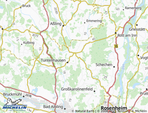 MICHELIN-Landkarte Stetten - ViaMichelin