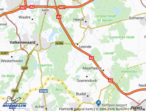 MICHELIN Leenderstrijp map - ViaMichelin