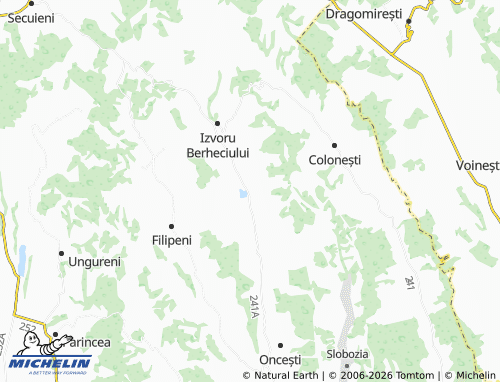 Mappa MICHELIN Antohești - ViaMichelin