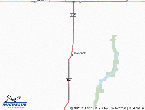 Mappa MICHELIN Bancroft - ViaMichelin