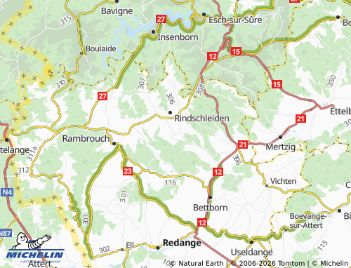 Mappa MICHELIN Groussbus-Wal - ViaMichelin