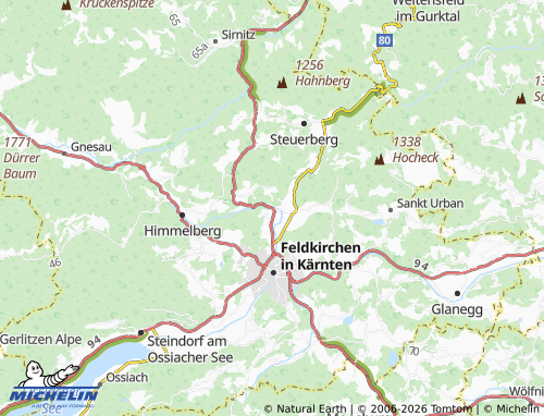 Mapa MICHELIN Poitschach - ViaMichelin