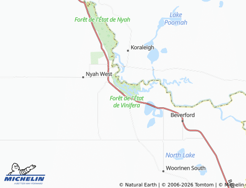 Mapa MICHELIN Vinifera - ViaMichelin