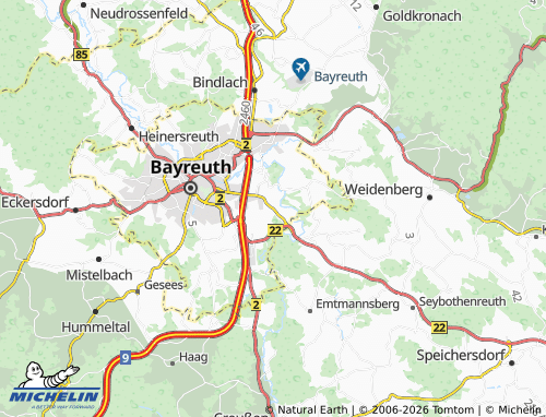 MICHELIN Aichig map - ViaMichelin