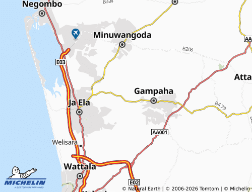 MICHELIN Thammita West map - ViaMichelin