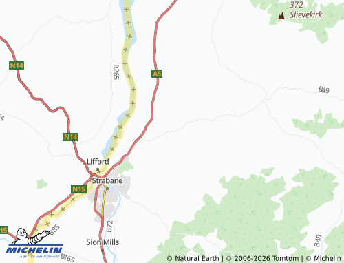 MICHELIN Artigarvan map - ViaMichelin