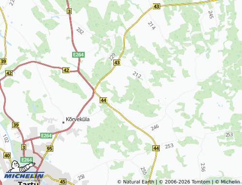 Mapa MICHELIN Arupää - ViaMichelin