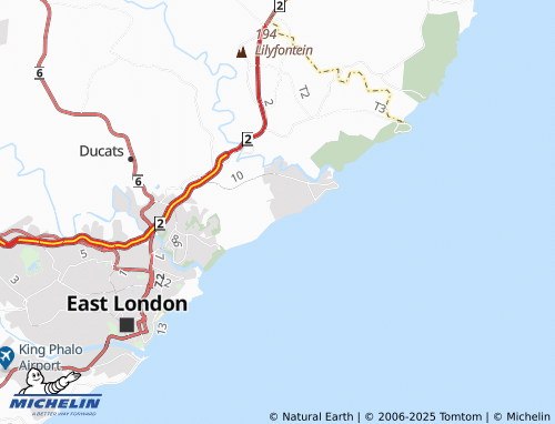MICHELIN Eastwood Ho map - ViaMichelin