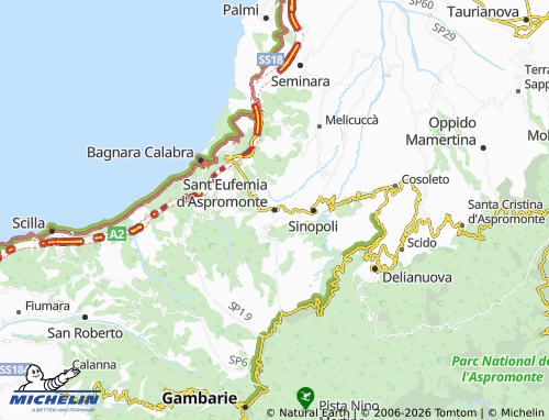 Mappa MICHELIN Sant'Eufemia d'Aspromonte - ViaMichelin