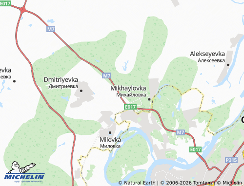 MICHELIN-Landkarte Vavilovo - ViaMichelin