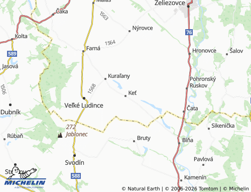 MICHELIN Keť map - ViaMichelin