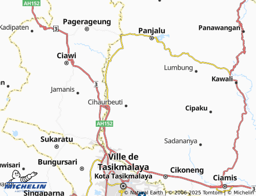 MICHELIN Pasir Tamiang map - ViaMichelin