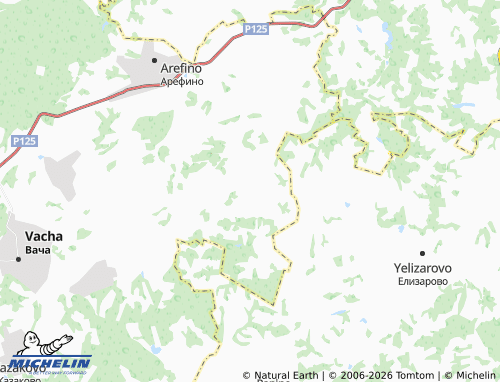 MICHELIN-Landkarte Sergeyevo - ViaMichelin