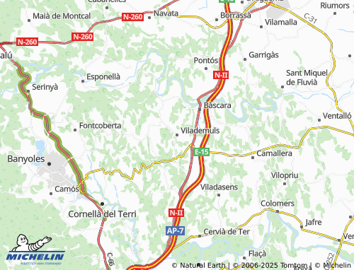MICHELIN Vilademuls map - ViaMichelin