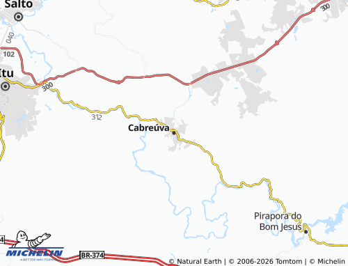 Mapa MICHELIN Cabreúva - ViaMichelin