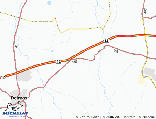 MICHELIN Argent map - ViaMichelin