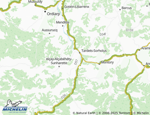 MICHELIN Sibas map - ViaMichelin