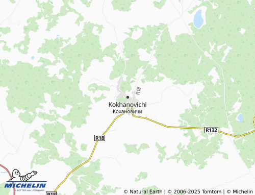 MICHELIN Kokhanovichi map - ViaMichelin