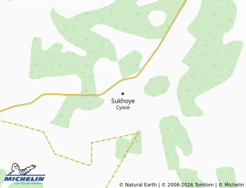 MICHELIN-Landkarte Sukhoye - ViaMichelin