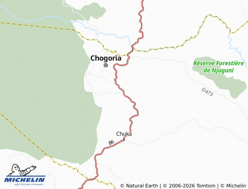 MICHELIN Kajiunduthi map - ViaMichelin