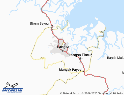 MICHELIN Tualang Teungoh map - ViaMichelin