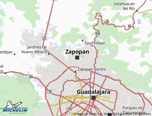 Mapa MICHELIN Parques del Centinela - ViaMichelin