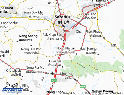 MICHELIN Nong Yao map - ViaMichelin