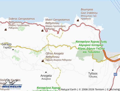 Carte MICHELIN Damasta - ViaMichelin