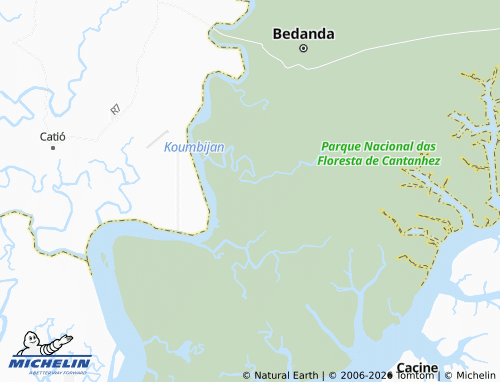 Mapa MICHELIN Cadique Yala - ViaMichelin