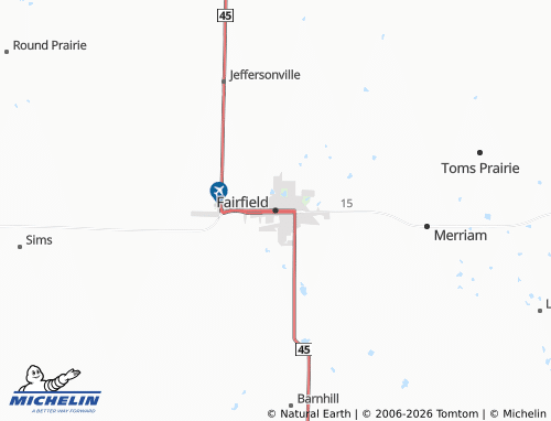 Mapa MICHELIN Fairfield - ViaMichelin