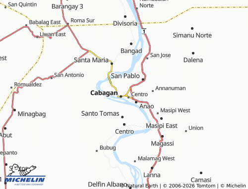 MICHELIN Catabayungan map - ViaMichelin