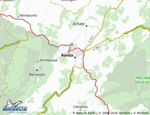 MICHELIN-Landkarte Ronda - ViaMichelin