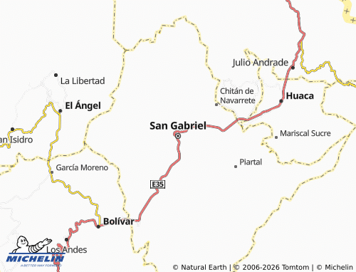 Mappa MICHELIN San Gabriel - ViaMichelin