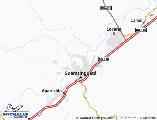 Mapa MICHELIN São Dimas - ViaMichelin