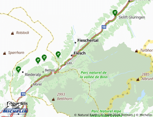 Mappa MICHELIN Ernen - ViaMichelin