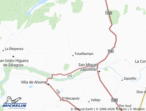 MICHELIN Tosalibampo map - ViaMichelin