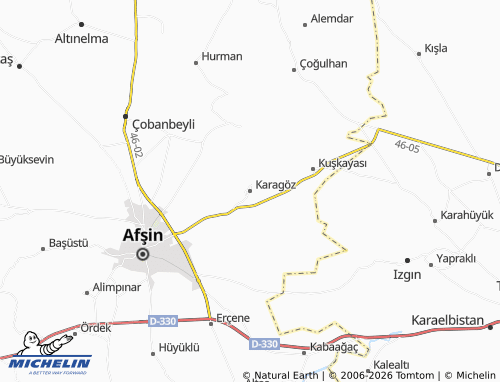 Kaart MICHELIN Karagöz - ViaMichelin