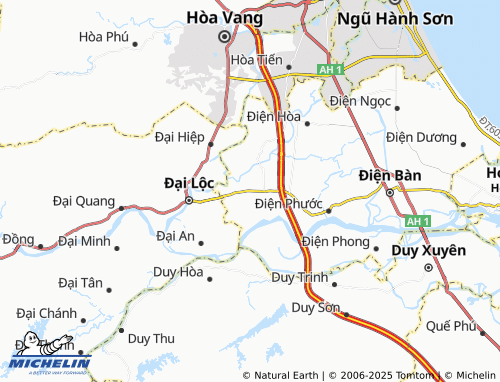 MICHELIN Điện Hồng map - ViaMichelin