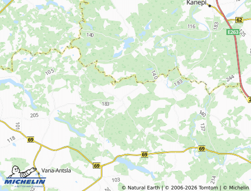 Mapa MICHELIN Ruhingu - ViaMichelin
