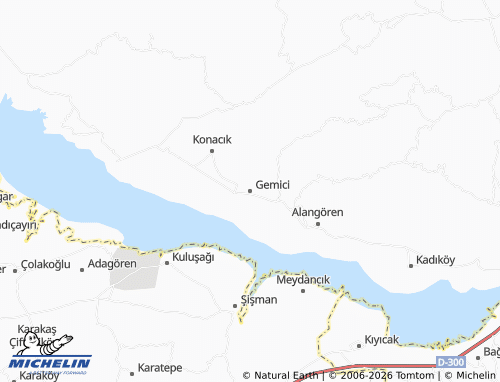 MICHELIN Gemici map - ViaMichelin