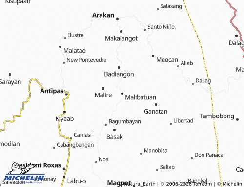 MICHELIN Malibatuan map - ViaMichelin