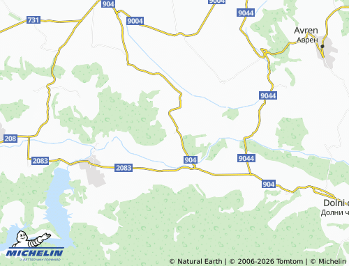 MICHELIN Nova Shipka map - ViaMichelin